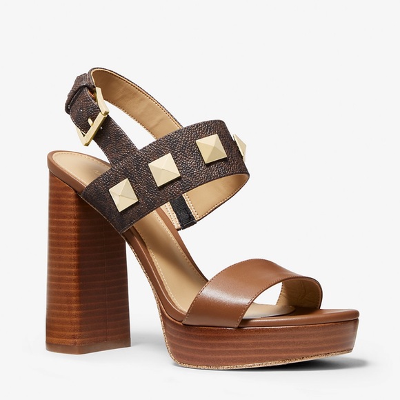 Michael Kors Wren studded platform heels - Picture 1 of 5